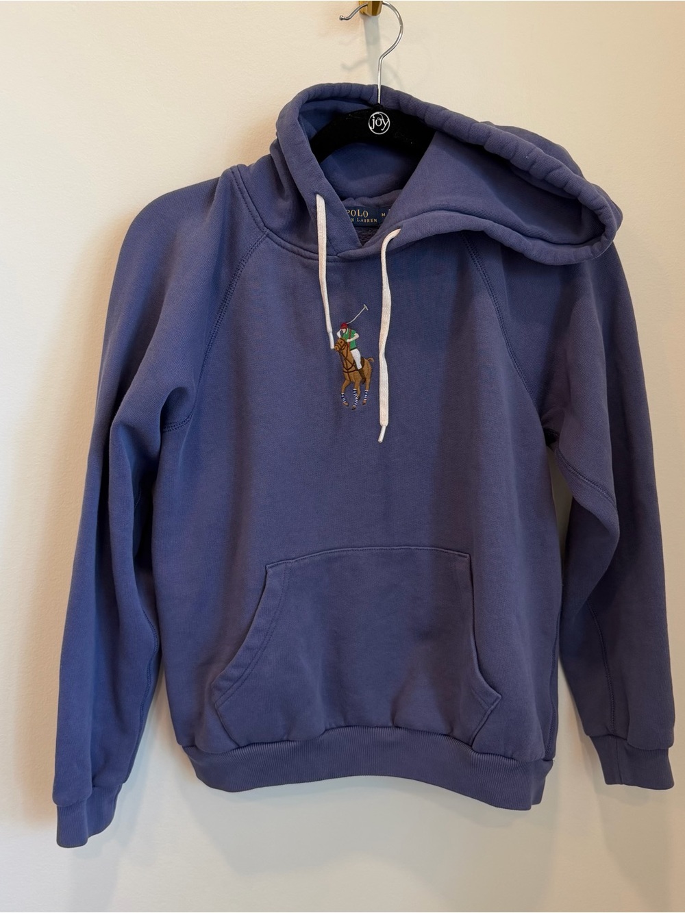 Polo Ralph Lauren Sweatshirt Hoodie Kids Med Blue Big Pony Luxury Preppy Boys